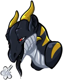 😈 992ec867 naga, fantasi, makhluk, mitos, monster, seni, hewan whatsapp sticker