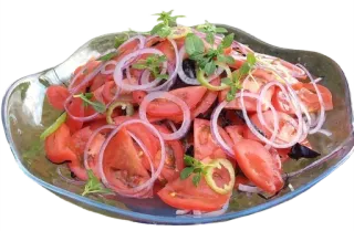 🥕 587388d1 tomate, zwiebel, salat, essen, gemüse, gesund, frisch telegram sticker
