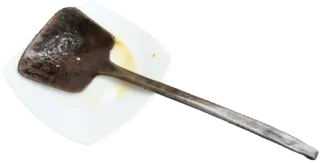 🔍 fab2b177 Pfannenwender, Küchenutensil, Kochen, schmutzig, Essen, Kochgeschirr telegram sticker