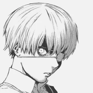 ☠️ 0e4c5eae Ken Kaneki Tokyo Ghoul Anime, Mangá, Ghoul, Ken Kaneki, Ghoul de um olho whatsapp sticker