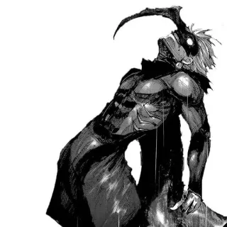 ☠️ 47b8e5ae Tokyo Ghoul Ghoul, Monstro, Anime, Sombrio, Terror, Mangá, Tokyo Ghoul whatsapp sticker