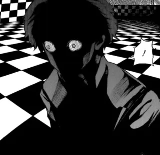 ☠️ 7f1be4e8 Anime, Mangá, Sombrio, Terror, Surpresa whatsapp sticker