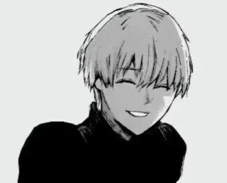 ☠️ dab8979c Ken Kaneki Tokyo Ghoul Anime, Mangá, Sorriso, Ghoul, Ken Kaneki whatsapp sticker