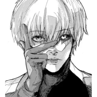 ☠️ ec5679ce Ken Kaneki Tokyo Ghoul Anime, Ghoul, Tokyo, Kaneki, Mangá whatsapp sticker