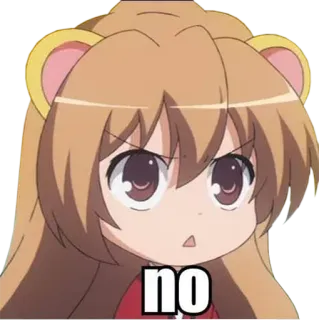 ❌ 3ad52a36 no Anime, Cartoni animati, No, Personaggio, Carino, Illustrazione telegram sticker