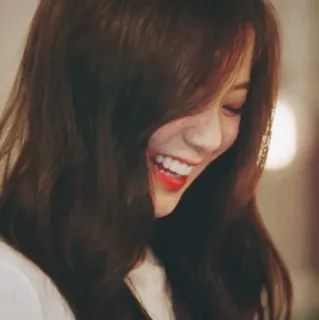 🌸 66311327 Frau, Lächeln, Porträt, Mädchen, glücklich, Haare whatsapp sticker