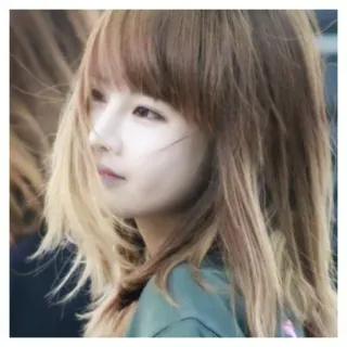 😍 71deb158 女性, 人, 髪, ポートレート, アジア人 telegram sticker