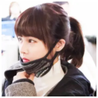 😐 d15aca43 女性, マスク, ポートレート, アジア人 telegram sticker