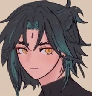 🪀 01ff40b8 Xiao Genshin Impact Anime, Genshin Impact, Xiao, Video game, Fanart telegram sticker