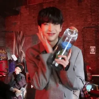 🥀 1fff8679 hombre, flor, rosa, persona, azul telegram sticker