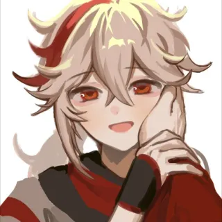 ☁️ 00026809 Kaedehara Kazuha Genshin Impact Anime, Video game, Genshin Impact, Kazuha, Kaedehara Kazuha, Personagem telegram sticker