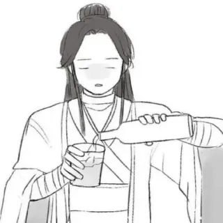 😑 b2163148 음료, 술, 일러스트, 만화, 병 telegram sticker