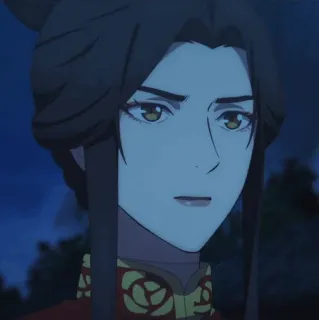 🌑 94297cf2 anime, personaggio, ritratto, serio telegram sticker