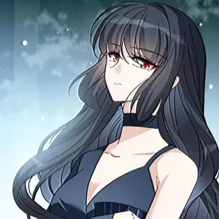 👍 1cf9a05f Anime, Wanita, Manga, Gaun, Berambut cokelat whatsapp sticker