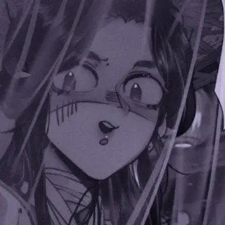 🫐 9e4e8830 sticker, illustration, anime, manga, portrait, character telegram sticker