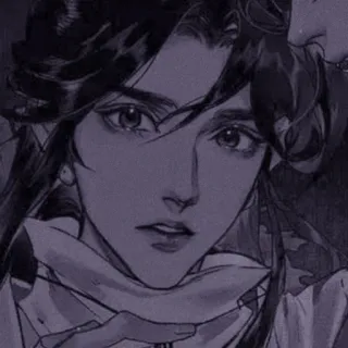 🫐 be81dd2d man, anime, illustration, portrait, drawing, animated telegram sticker