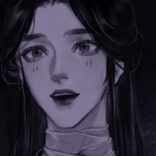 🫐 ea6ca38b anime, portrait, cartoon, headshot telegram sticker