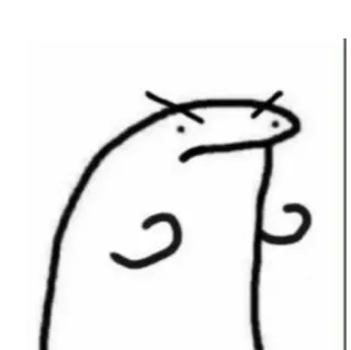 😾 4af10a7c florkofcows, wütend, kritzelei, meme, cartoon, charakter whatsapp sticker