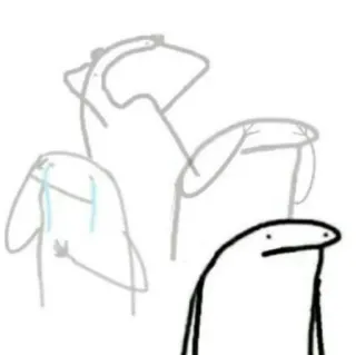 😰 7ae6c995 Meme, Emotional, Cartoon, Traurig, Lustig, Figur whatsapp sticker