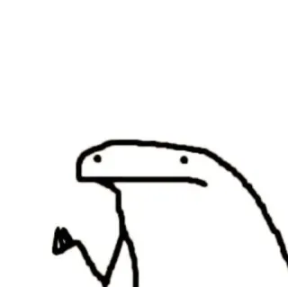 😐 819e28b9 strichmännchen, beleidigende geste, cartoon, meme whatsapp sticker