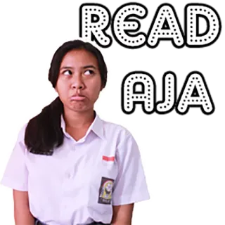 😢 2353b101 READ
AJA membaca, aja, gadis, seragam sekolah telegram sticker