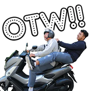👣 dd232835 OTW!! di jalan, sepeda motor, skuter, transportasi telegram sticker