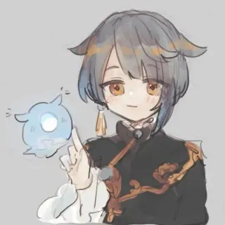 📎 01875716 Estilo anime, Arte digital, Fofo, Desenho animado, Personagem telegram sticker