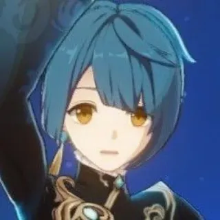 📎 1969deba Xingqiu Genshin Impact xingqiu, genshin impact, anime, videogame, personagem, cabelo azul telegram sticker