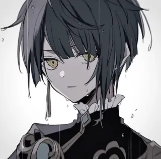 📎 92d991fa Anime, Mangá, Retrato, Arte digital, Ilustração, Personagem telegram sticker