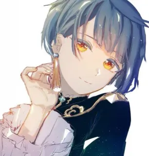 📎 e750056b Anime, Mangá, Personagem, Ilustração, Retrato telegram sticker