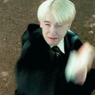 😌 0df3f34e Draco Malfoy Harry Potter 드레이코 말포이, 해리 포터, 울음, 밈, 슬픔, 마법사, 책, 영화 telegram sticker