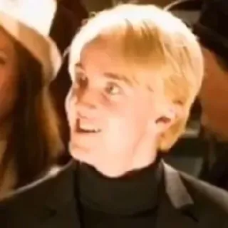 😬 2b74da5b Draco Malfoy Harry Potter 드레이코 말포이, 해리 포터, 슬리데린, 마법사, 마법 telegram sticker