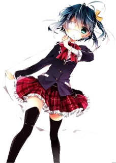 ✌ fce2deab 动漫女孩, 校服, 漫画, 卡通, 女孩, 动漫 telegram sticker