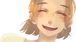 ☺️ 0d6cd671 woman, person, smile, happy, cheerful whatsapp sticker