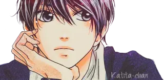 😐 0deebac1 Katita-chan anime, manga, portrait, drawing whatsapp sticker