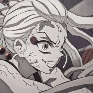 😙 0b982fc2 Daki Demon Slayer Anime, Iblis, Wanita, Jahat, Karakter, Manga telegram sticker