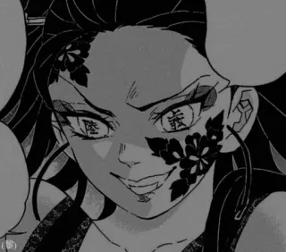 😁 86cce6cc Daki Demon Slayer Anime, Iblis, Bunga, Manga, Karakter, Daki, Demon Slayer telegram sticker