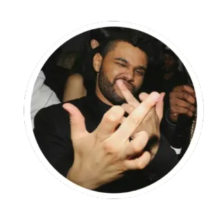 🖕 044ffc8f 가운데 손가락, 모욕적, 제스처 telegram sticker