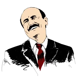 😂 73814076 pria, kumis, setelan, dasi, tertawa telegram sticker