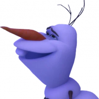 😍 33e522ea Olaf Frozen Olaf, pupazzo di neve, cartone animato, Frozen, Disney, animato, personaggio telegram sticker