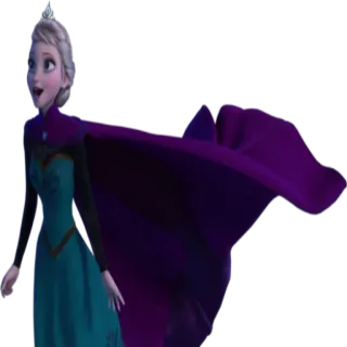 😯 5f584f8d Elsa Frozen Elsa, Frozen, Disney, Regina, Ghiaccio, Cartone animato telegram sticker