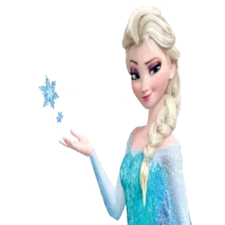 😏 bd95a74c Elsa Frozen Elsa, Frozen, Disney, fiocco di neve, principessa, regina dei ghiacci, animazione telegram sticker