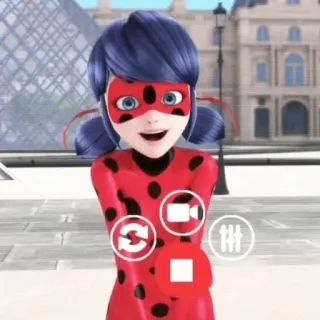 😄 c339dafa Marinette Dupain-Cheng Miraculous: Tales of Ladybug & Cat Noir การ์ตูน, เต่าทอง, มิราคูลัส, มารีเน็ต, แอนิเมชั่น telegram sticker