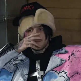 🐣 1f50568a Lil Peep Lil Peep, рэпер, музыка, артист, портрет, знаменитость whatsapp sticker