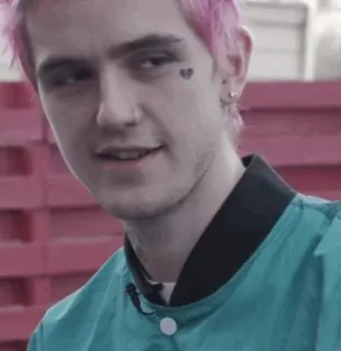 🐣 ae70ad15 Lil Peep Lil Peep, Рэпер, Музыка, Эмо-рэп, Музыкант, Розовые волосы whatsapp sticker