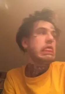 🐣 df78a644 Lil Peep Lil Peep, Музыкант, Рэпер, Лицо, Портрет whatsapp sticker