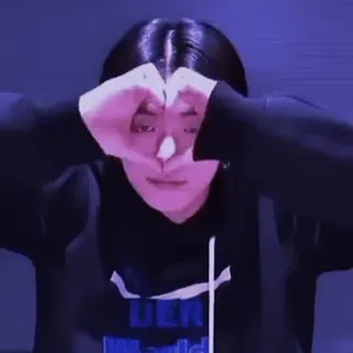 🤎 3267a43c DER k-pop, cuore, cuore con le mani, coreano, asiatico telegram sticker