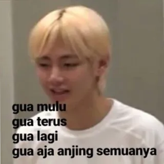 🏁 198b71f2 gua mulu
gua terus
gua lagi
gua aja anjing semuanya Meme, Indonesia, Lucu, Meme internet, Teks, Ekspresi telegram sticker