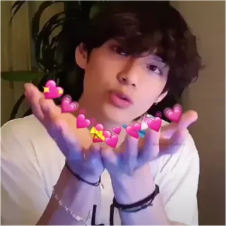 🏁 bb648171 pria, hati, kpop, cinta, orang, asia telegram sticker