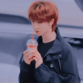 🐸 a5af4846 persona, bevanda, giacca, coreano, asiatico, uomo, ragazzo whatsapp sticker